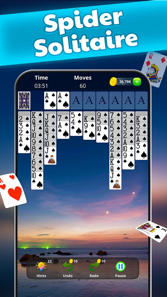 #3. Solitaire - 4 in 1 Solitaire (iOS) 由: Yarsa Labs