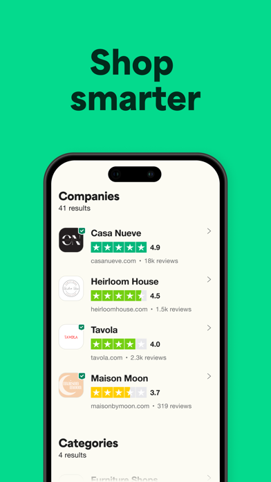 Trustpilot: Reviews & Ratings Screenshot