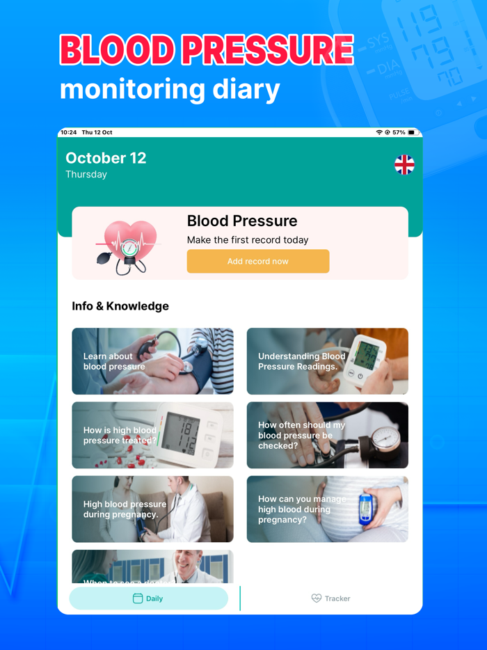 Blood Pressure Tracker Log