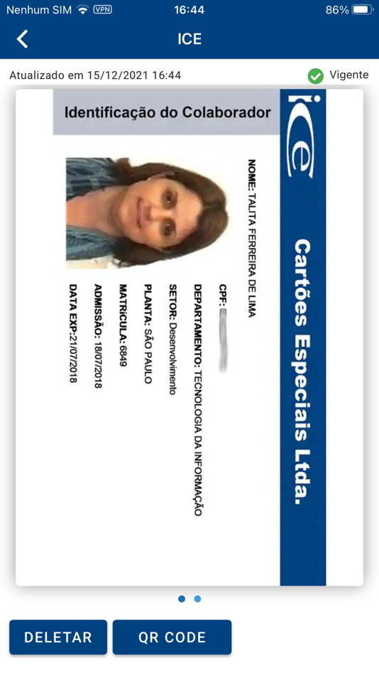 #6. Carteira Documentos Digitais (iOS) بواسطة: ICE Cartões Especiais Ltda