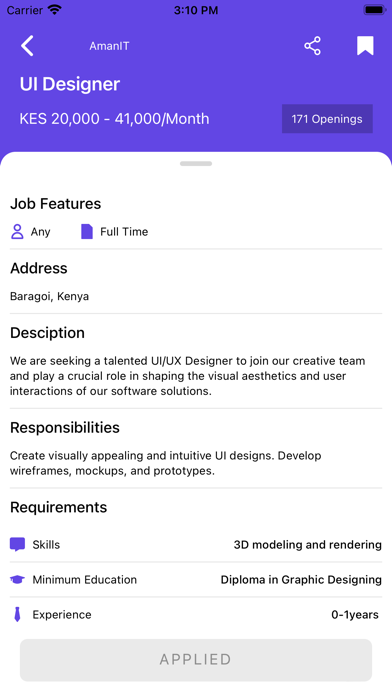 Zaajira: Job Search App Screenshot