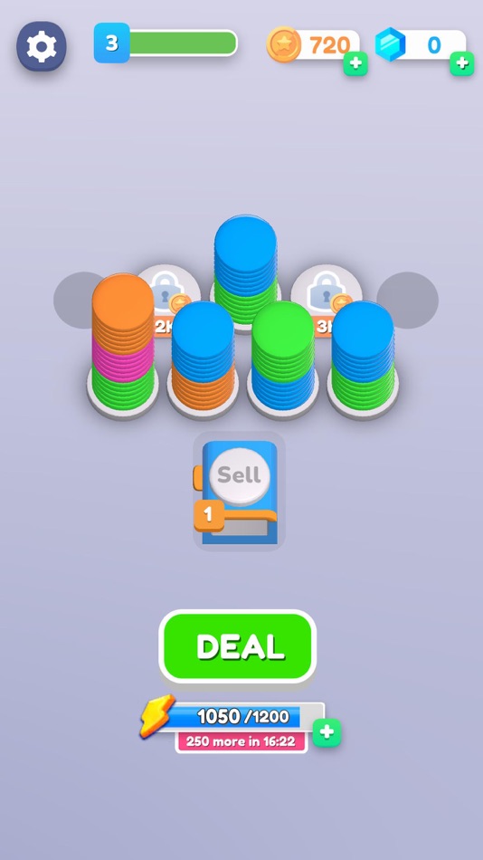 #3. Sweet Sort! (iOS) By: Six Pawns