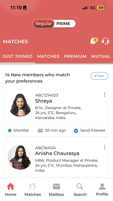 Techie Matrimony-Marriage App Screenshot