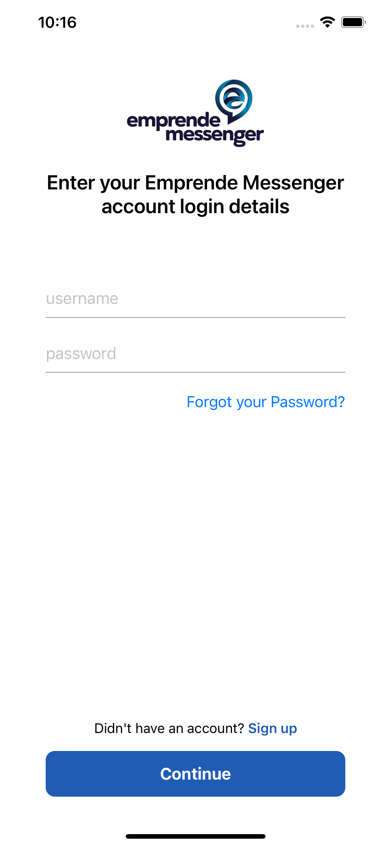 Emprende Messenger