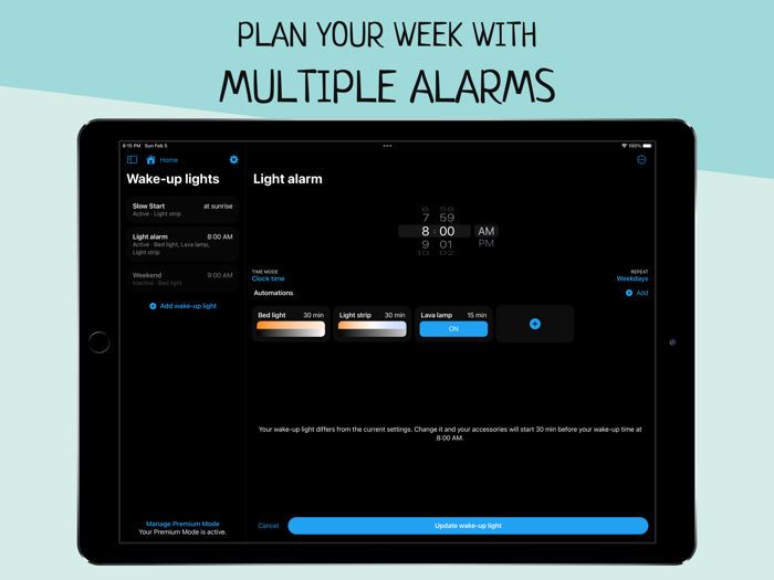 Wake Up Light – Sunrise Alarm