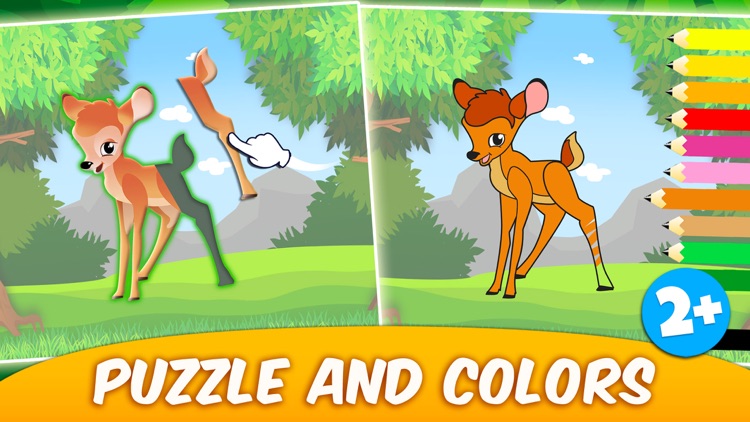 Forest:Toddlers Coloring Games