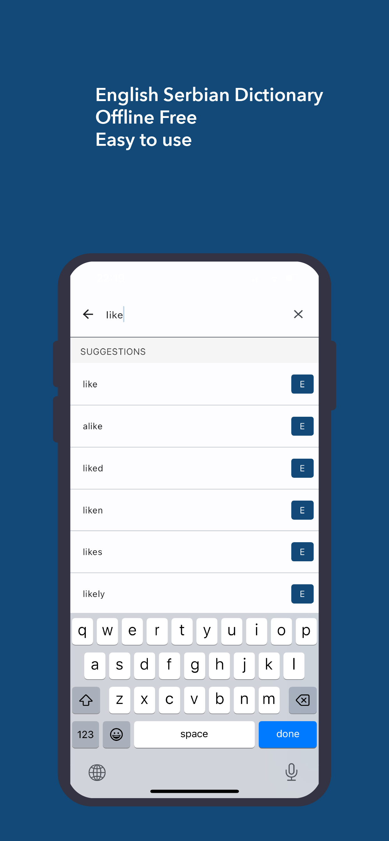 Dictionary English Serbian