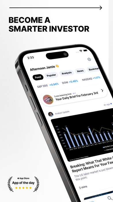 Screenshot #1 pour Stock Market News Tracker