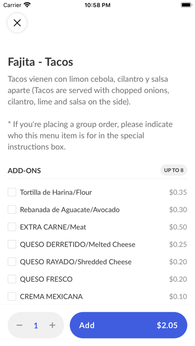 La Salsa Verde Taqueria Screenshot