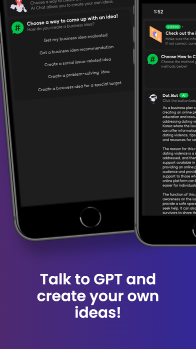 IDEADot._Idea & Plan with GPT. Screenshot