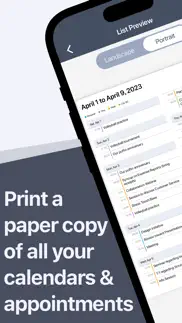 pdf calendar - print & share iphone screenshot 2