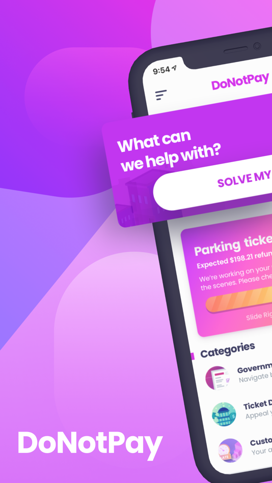 #1. DoNotPay (iOS) 由: DoNotPay Inc