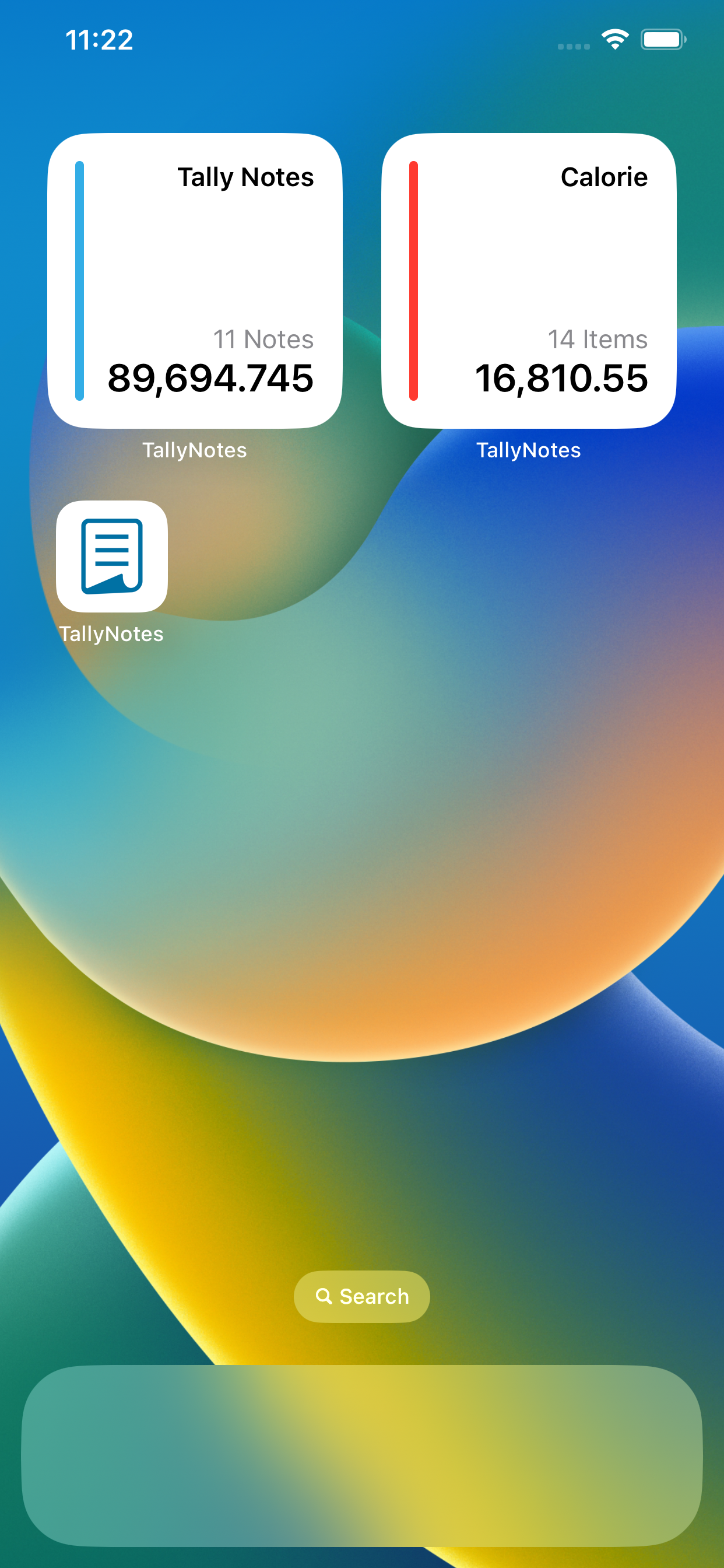 Tally Notes - Calculate Total
