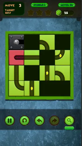 Game screenshot SLIDE PUZZLE UNROLL BALL apk