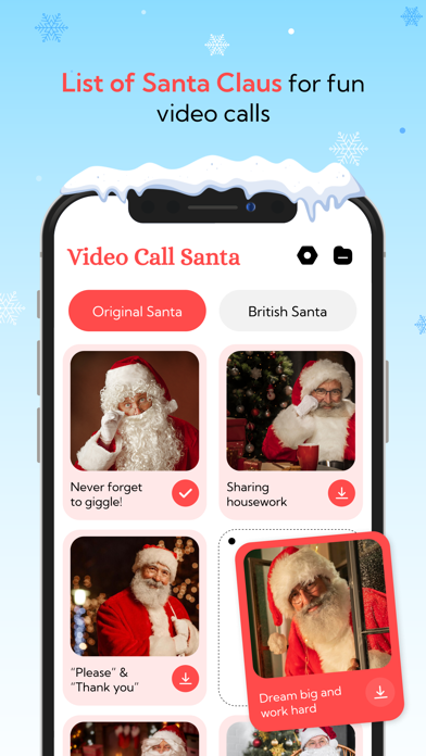 Santa Video Call : Fun Call Screenshot
