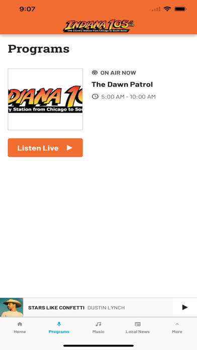 Indiana 105.5 FM Screenshot