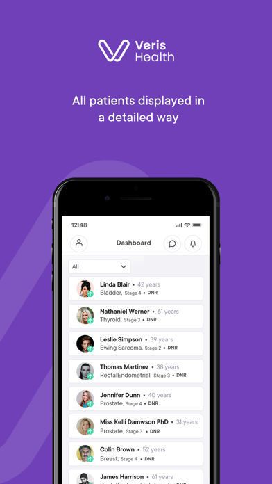 Veris Health - Clinician Screenshot