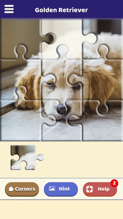 Screenshot #1 pour Golden Retriever Puzzle