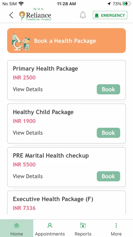 Reliance Foundation Hospital screenshot 4 of 8