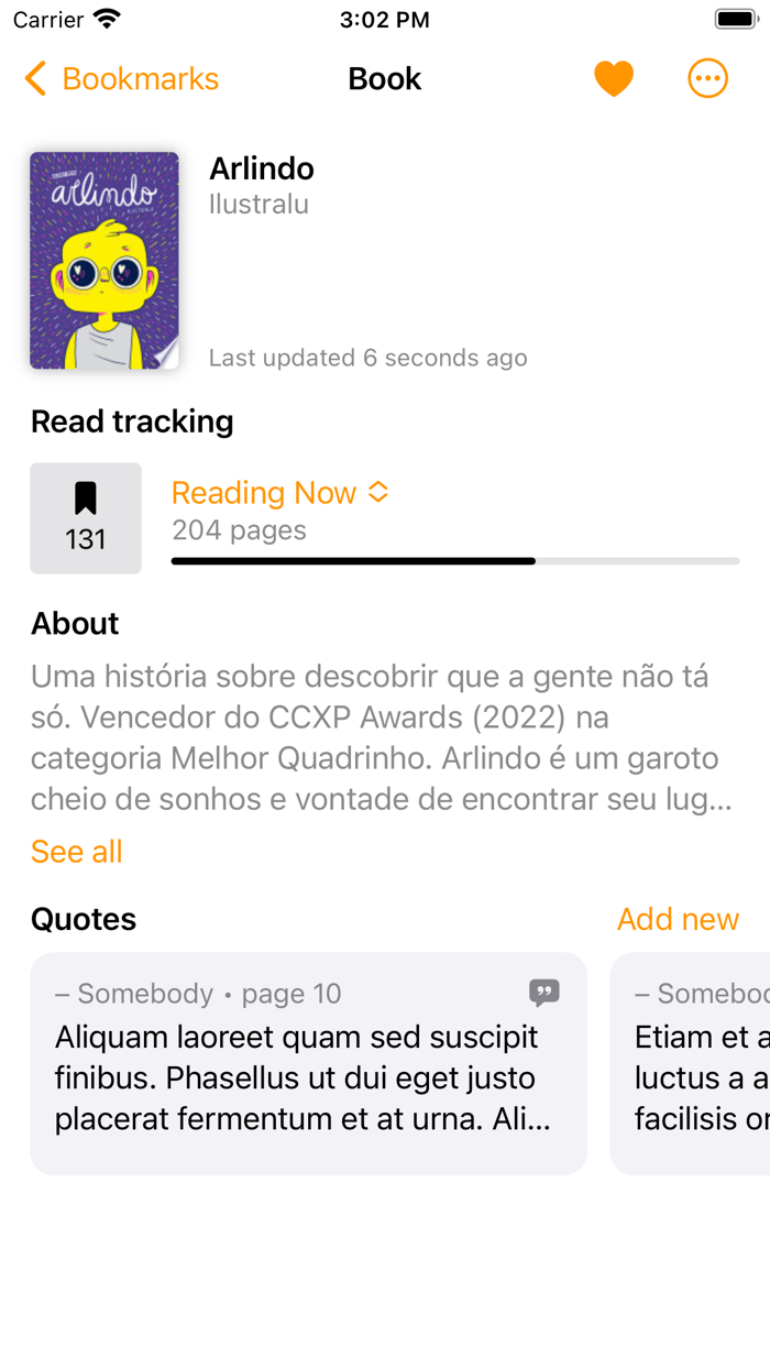 Bookmarks Read Tracking