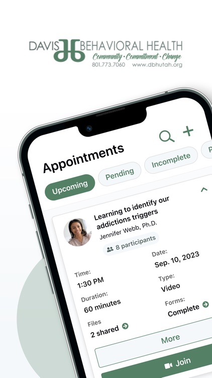 Davis Behavioral Health App