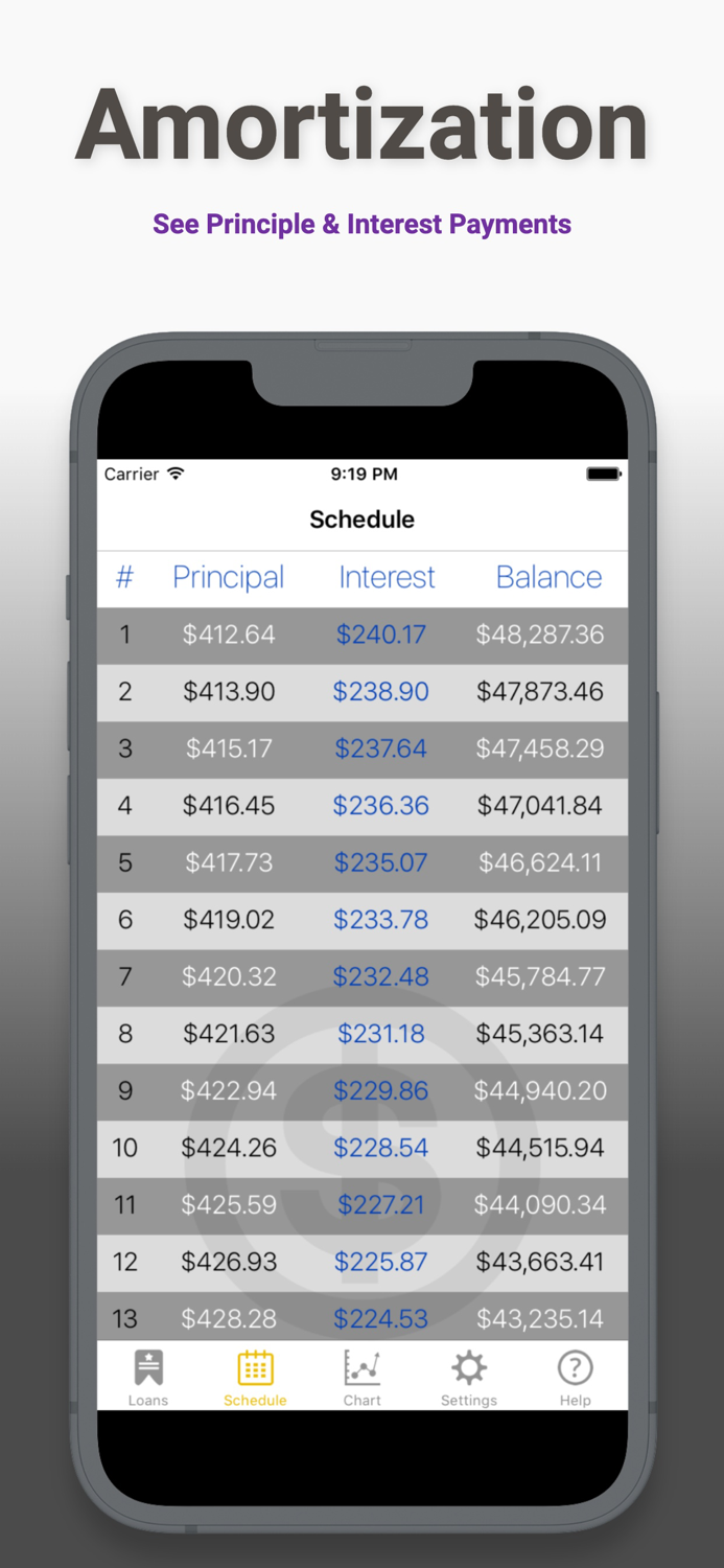 Student Debt and Loan Calculator