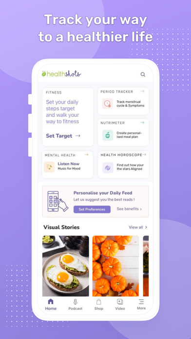 Healthshots Screenshot