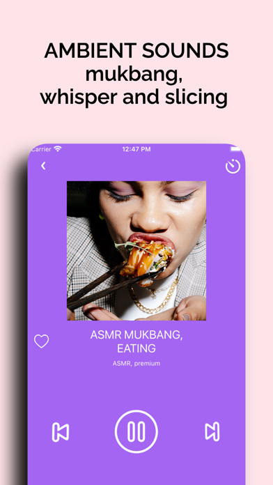 Asmr sounds: eating, mukbang Screenshot