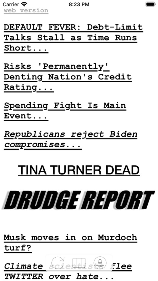 #1. Drudge Report (Official) (iOS) 由: Siren Tech, LLC