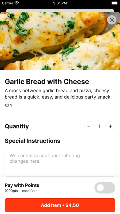 Joe's Pizza & Pasta - Ft Worth Screenshot