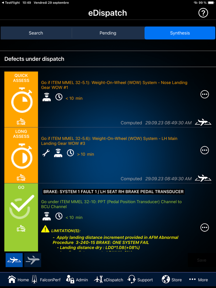 #5. Falcon eDispatch (iOS) 由: Dassault Aviation