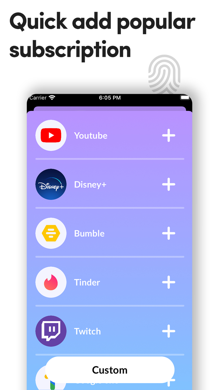 Bilbird Subscription manager