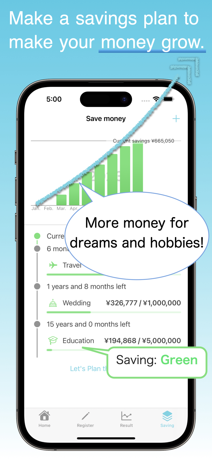 Money Tracker with Saving