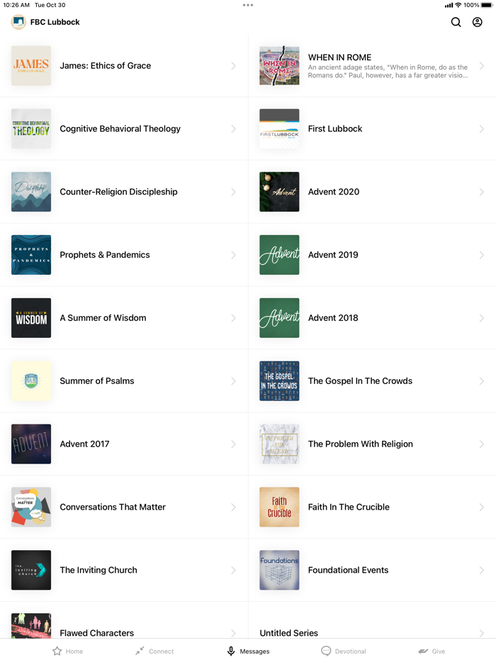 First Baptist Church Lubbock