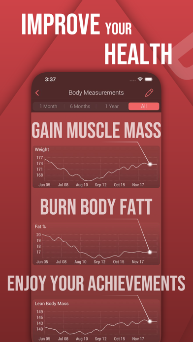 GrowBIG Workout Tracker Screenshot