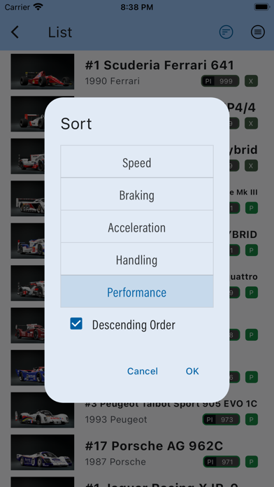 FM2023 Cars Screenshot