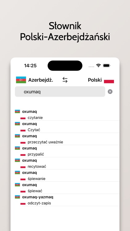 Słownik Azerbejdżański-Polski