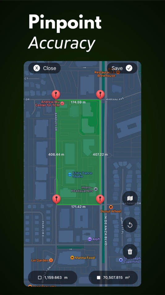 #2. Field Area Measure+ (iOS) 由: Arda Sen