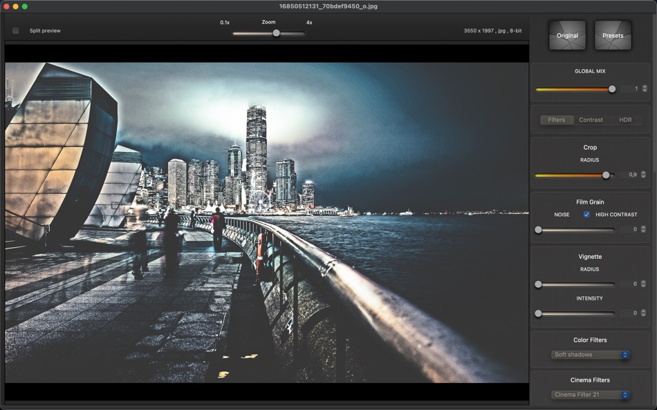 #6. Cinematic Photo Effects (macOS) Podle: Valentino Frati