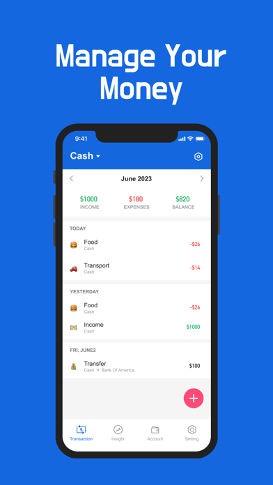 Finly: Budget & Manage Money Screenshot