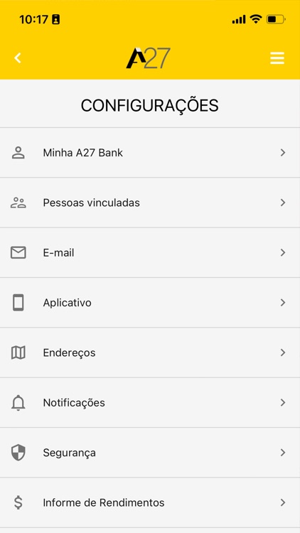 A27: conta, pix, pagamentos screenshot-3