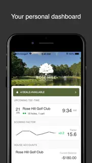 rose hill golf iphone screenshot 1
