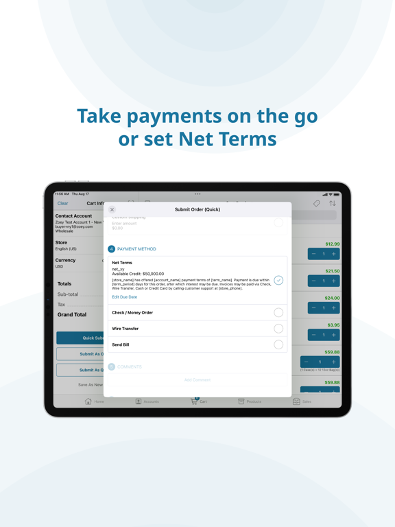Zoey B2B Sales Tools iPad screenshot 8 - Business app