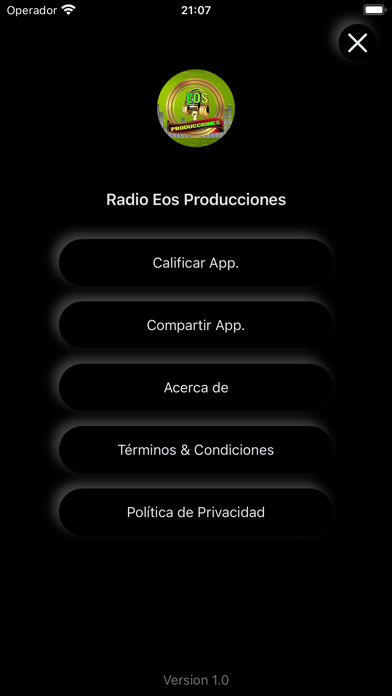 Radio Eos Producciones Screenshot