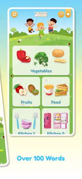 Game screenshot Baby First Words: Food apk