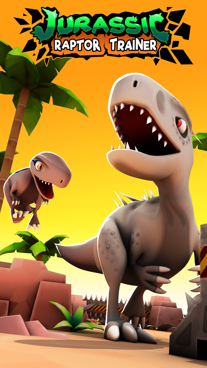 Jurassic Dino Raptor Race Game