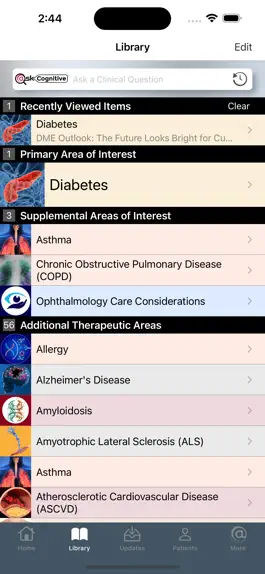 Game screenshot Diabetes @Point of Care™ apk