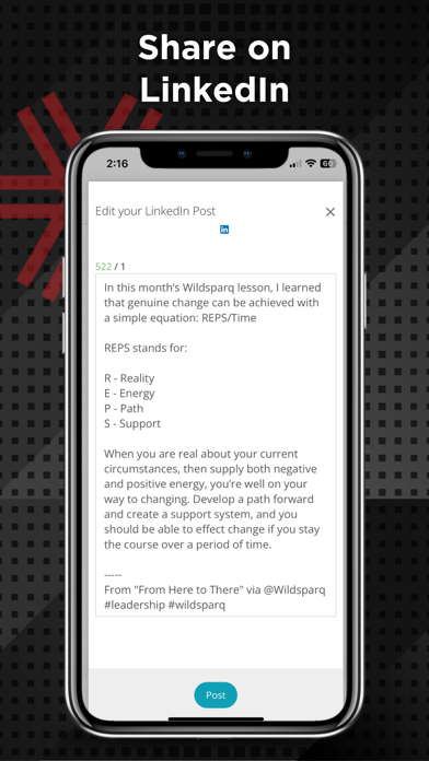 Wildsparq Screenshot