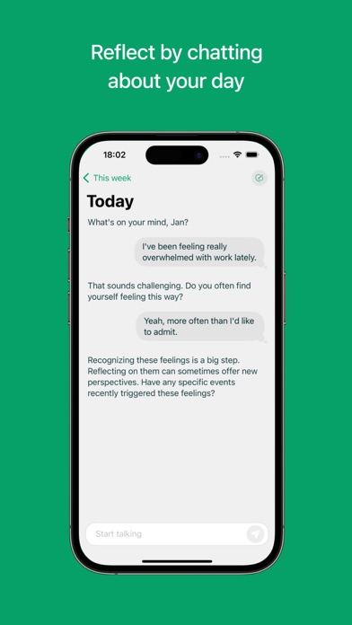 Journey: Chat-based Journal Screenshot