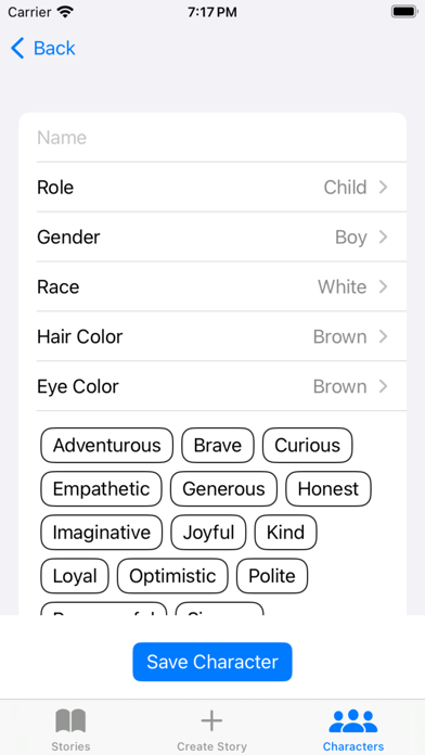 Create a Fable - Short Stories Screenshot